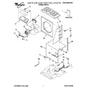 Whirlpool AD25TJ2 air flow and control diagram