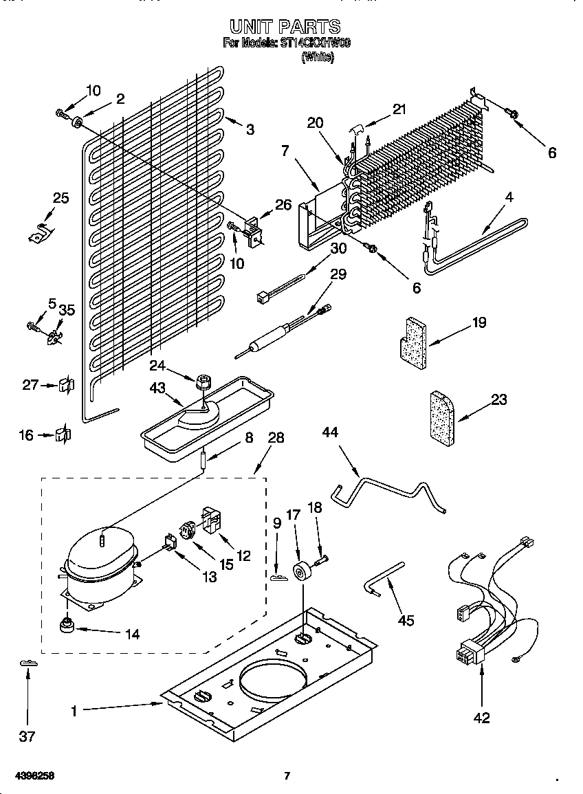 Kirkland ST14CKXHW00 unit diagram