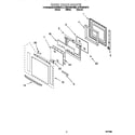 KitchenAid KEBC208HBL0 oven door diagram