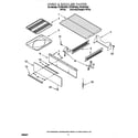 Roper FGP337GN5 oven and broiler diagram
