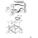 Whirlpool LXR7144EQ2 machine base diagram