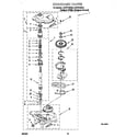 Whirlpool LXR7144EQ2 gearcase diagram