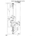 Whirlpool 7MLSR8544JT0 brake and drive tube diagram