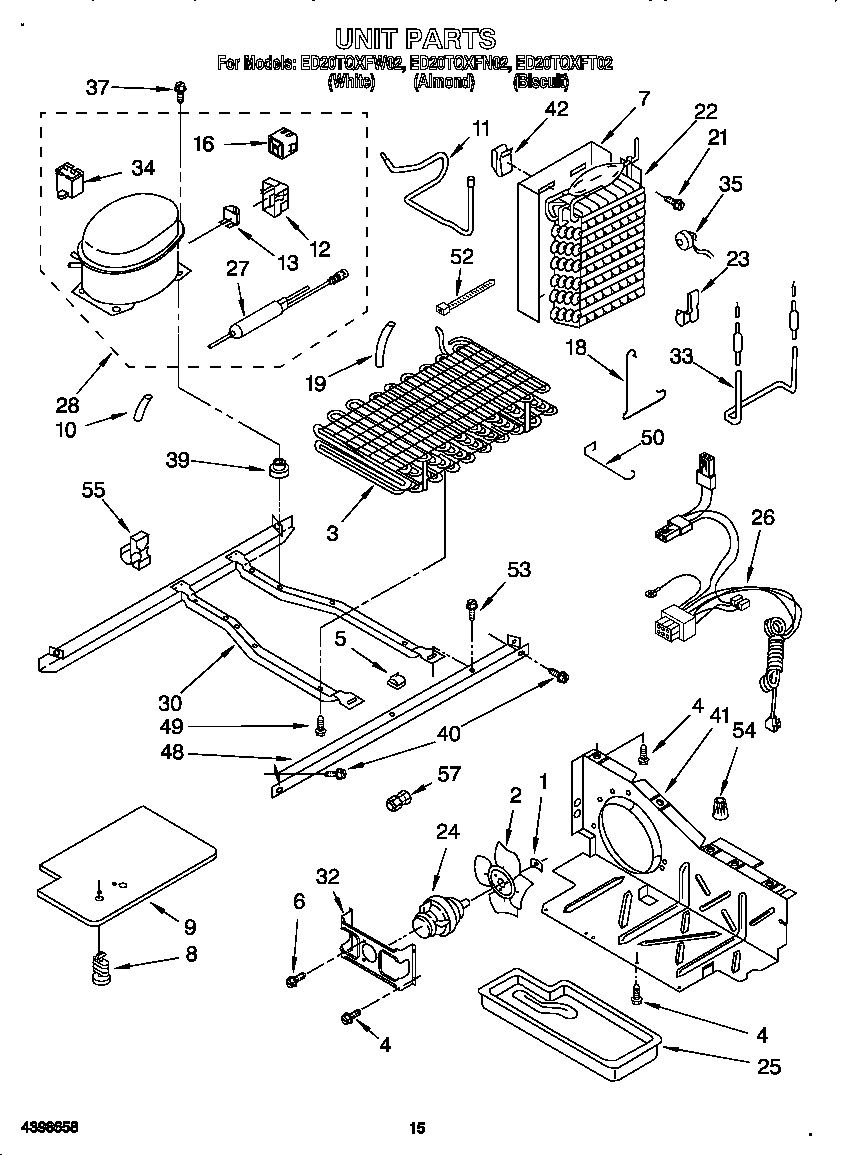 Whirlpool ED20TQXFW02 unit diagram