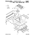 KitchenAid KGRT607HBL4 cooktop diagram