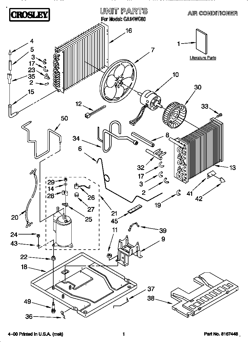 Whirlpool CA14WC00 unit diagram