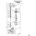Whirlpool LBR4132JQ0 gearcase diagram