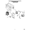 Whirlpool MT9100SFB0 magnetron and air flow diagram