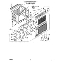 Whirlpool ACV184XH0 cabinet diagram