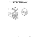 Whirlpool GMC305PDT1 internal oven parts diagram