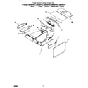 Whirlpool GMC305PDT1 top vent diagram