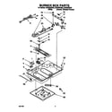 Whirlpool SC8430ERW3 burner box diagram