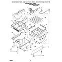 Whirlpool JZ235P0 evaporator, ice cutter grid diagram
