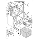 KitchenAid KERC506HWH2 oven chassis diagram