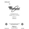 Whirlpool CEM2750JQ0 front cover diagram