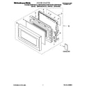 KitchenAid KCMS185JSS0 door diagram