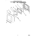 KitchenAid KEBS278DWH9 oven door diagram