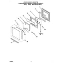 Whirlpool GSC278PJQ1 oven door diagram