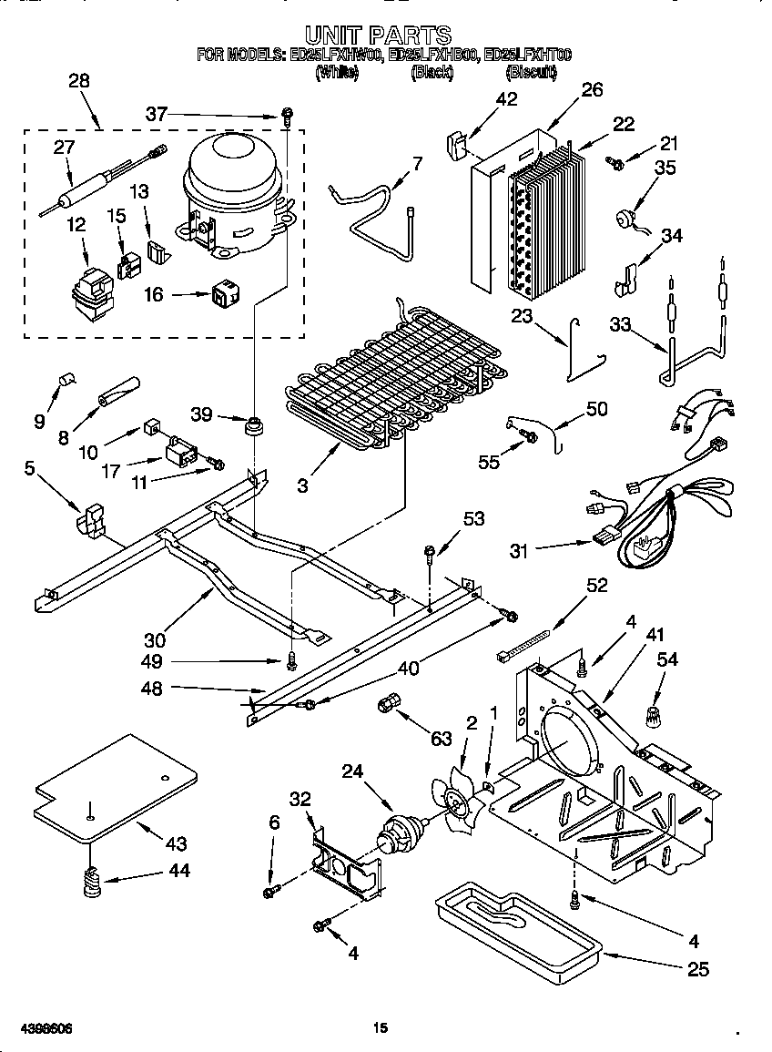 Whirlpool ED25LFXHW00 unit diagram