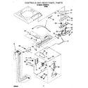 Whirlpool LCR7244HQ1 controls and rear panel diagram