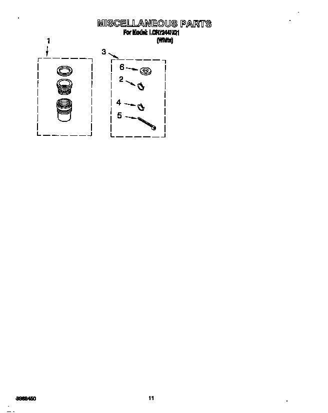 Whirlpool LCR7244HQ1 miscellaneous diagram