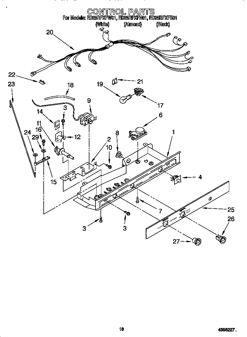 Whirlpool ED25RFXFN01 control diagram