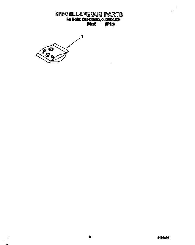 Crosley CUD4000JQ0 miscellaneous diagram