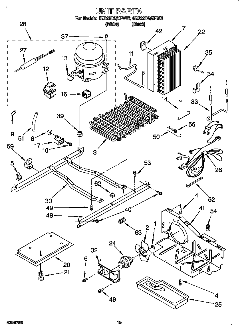 Whirlpool 6ED22DQXFB02 unit diagram