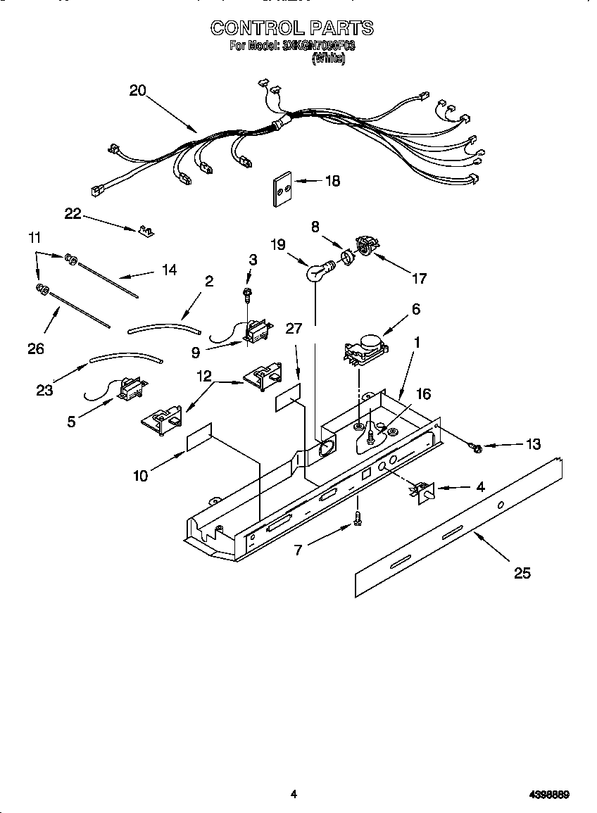 Bauknecht 3XKGN7050F03 control diagram