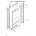 KitchenAid KBLS36MHX00 cabinet and breaker trim diagram