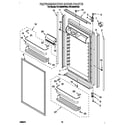 KitchenAid KBLS36MHW00 refrigerator door diagram
