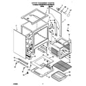 KitchenAid KGST300HWH0 oven chassis diagram
