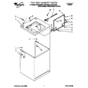 Whirlpool LXR7144EQ1 top and console diagram