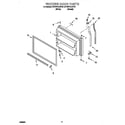 KitchenAid KTRP21KJBT01 freezer door diagram