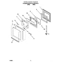 KitchenAid KEBI101DBL10 oven door diagram