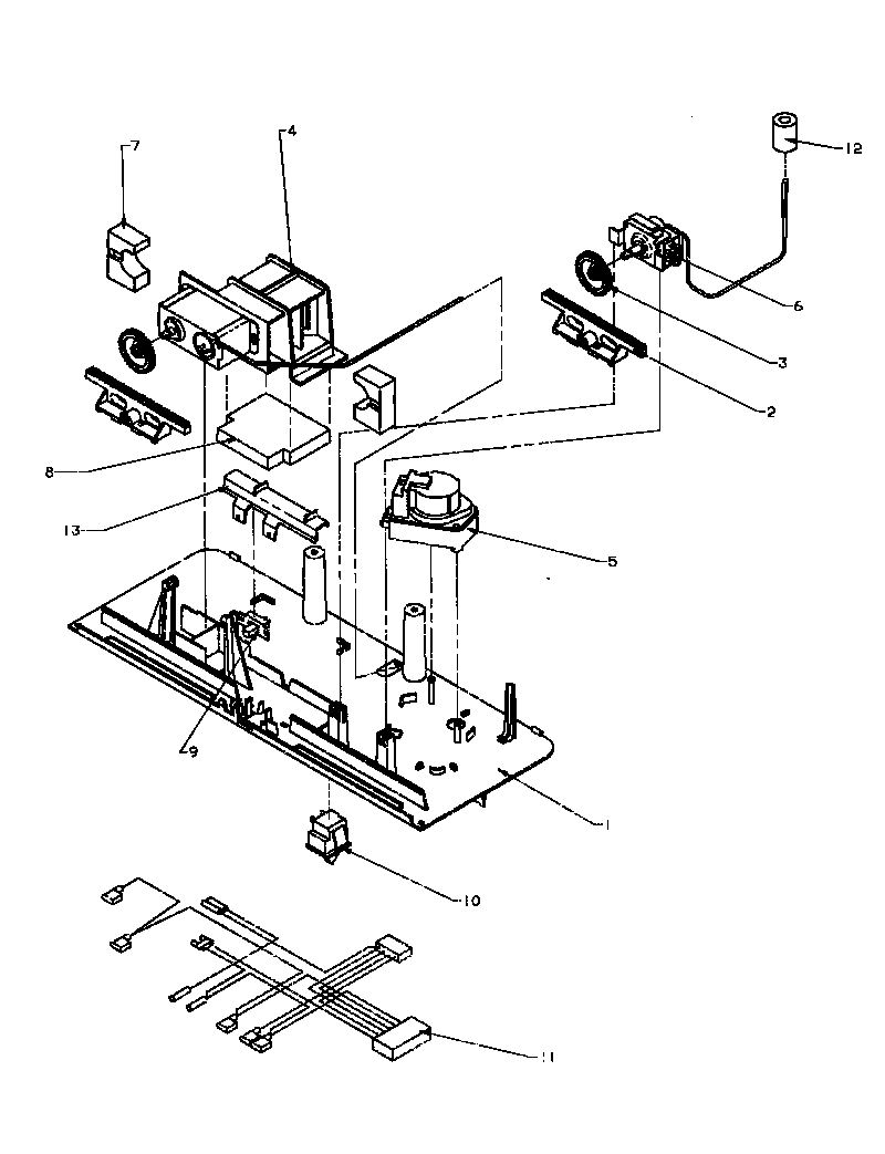 Amana TW18RW-P1181707WW control parts diagram