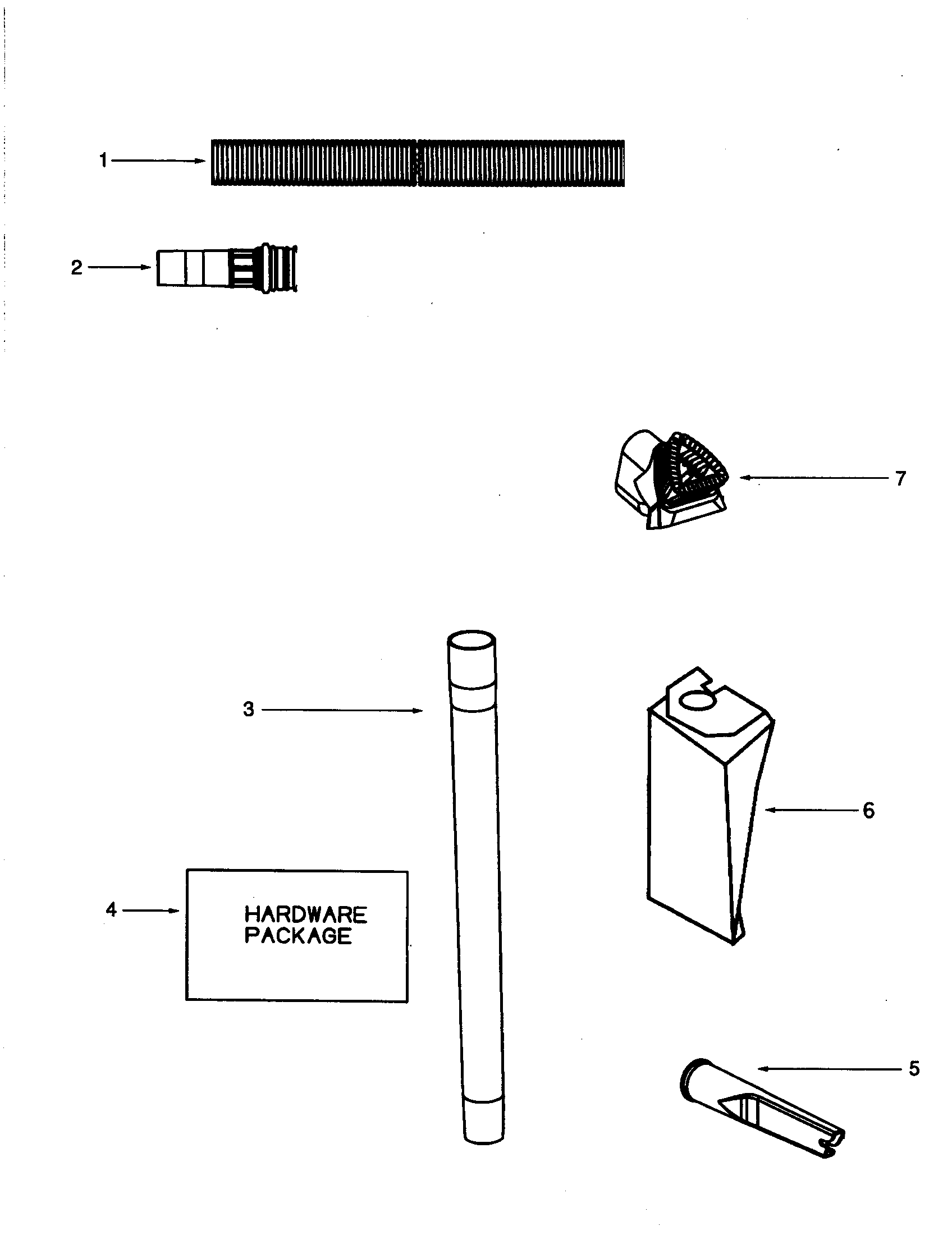 Eureka 4332BT-2 accessories diagram
