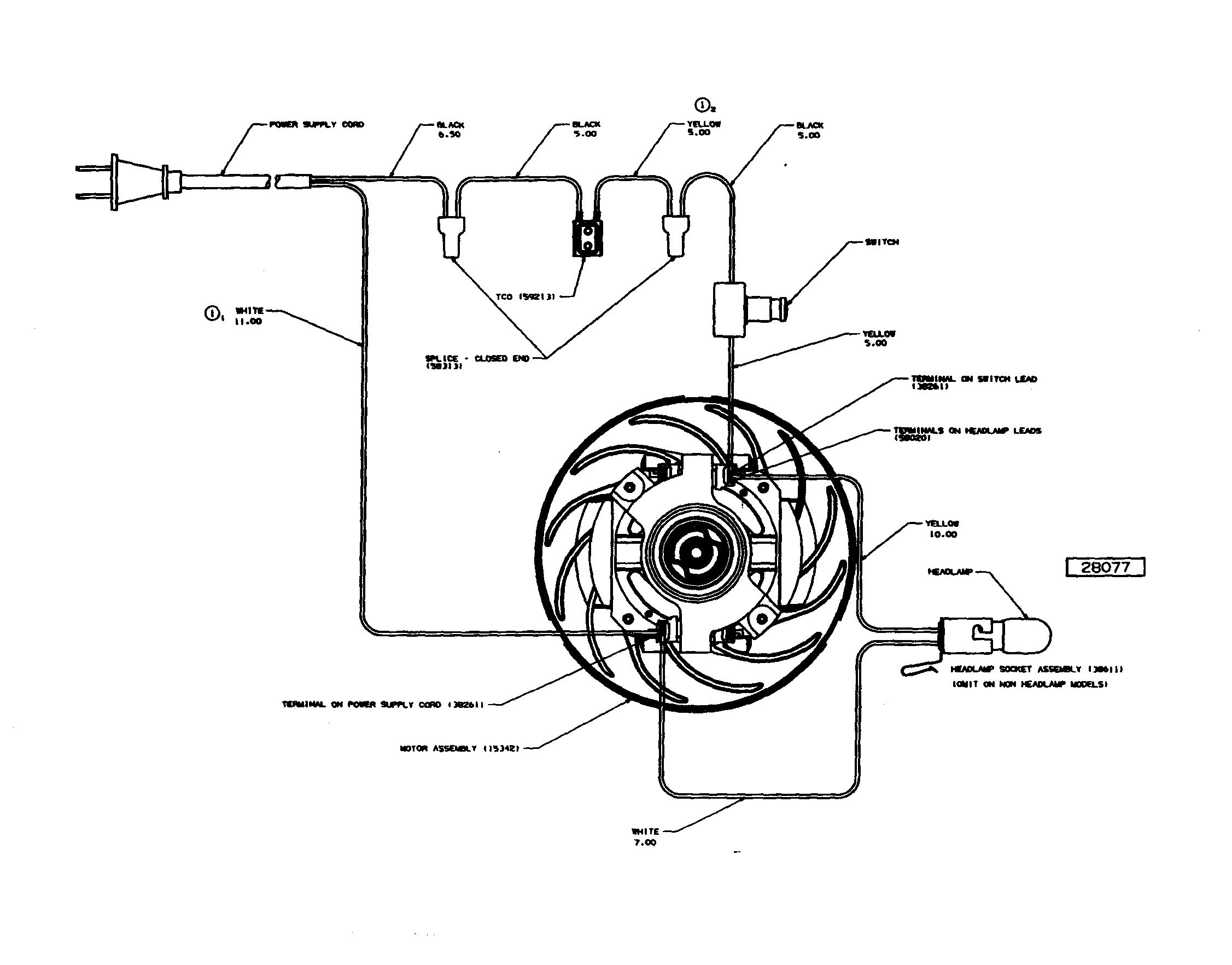 Eureka 4332BT-2 wiring diagram diagram