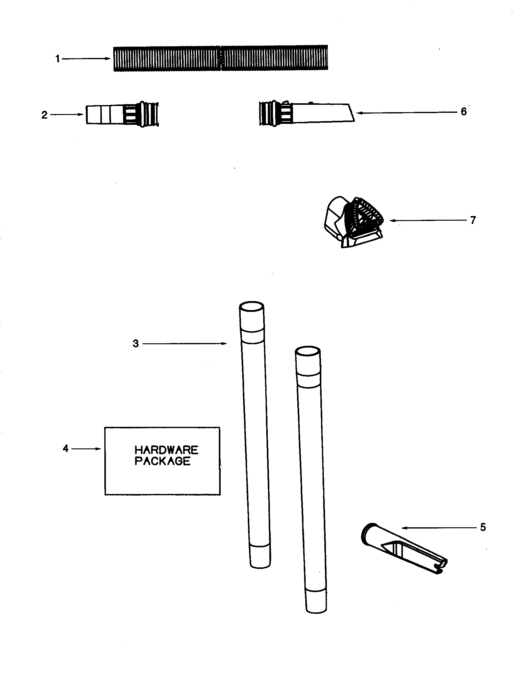 Eureka 4482AT-1 accessories diagram