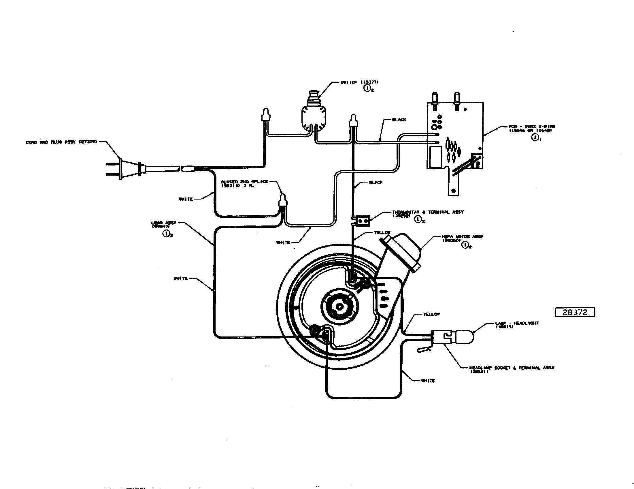 Eureka 4482AT-1 wiring diagram