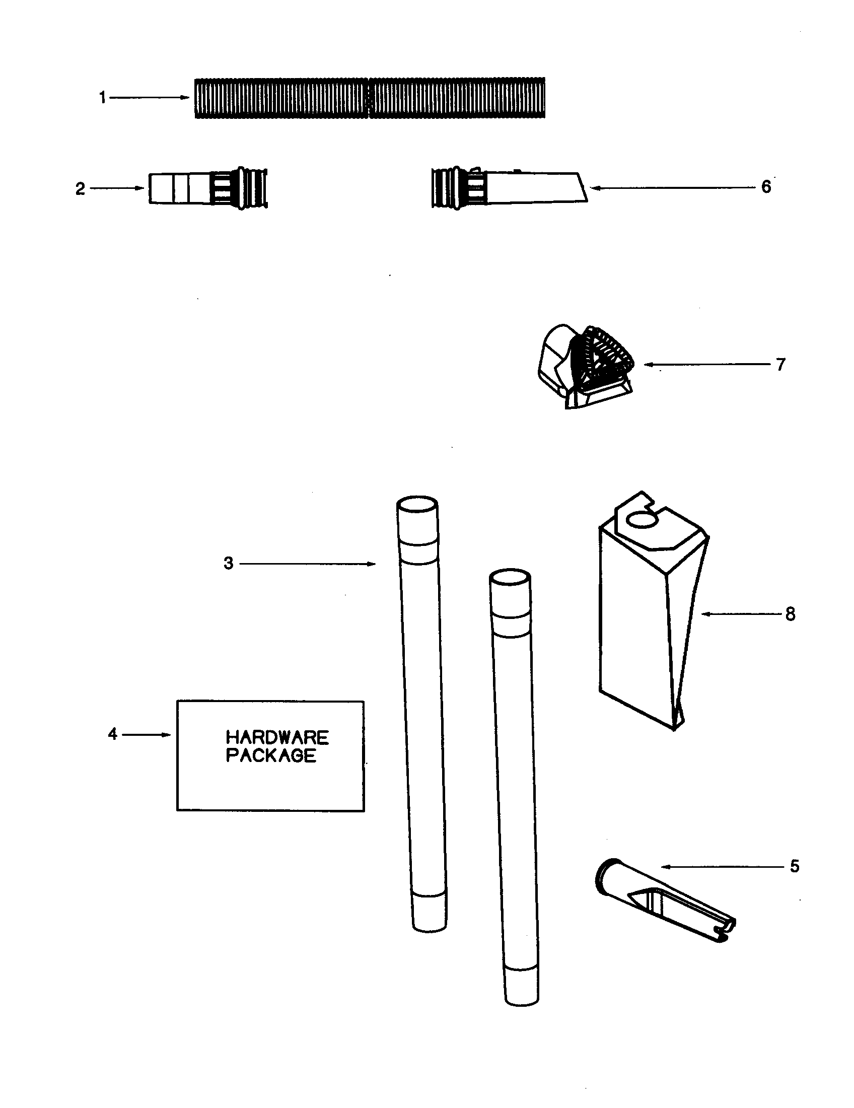 Eureka 4478AT-1 accessories diagram