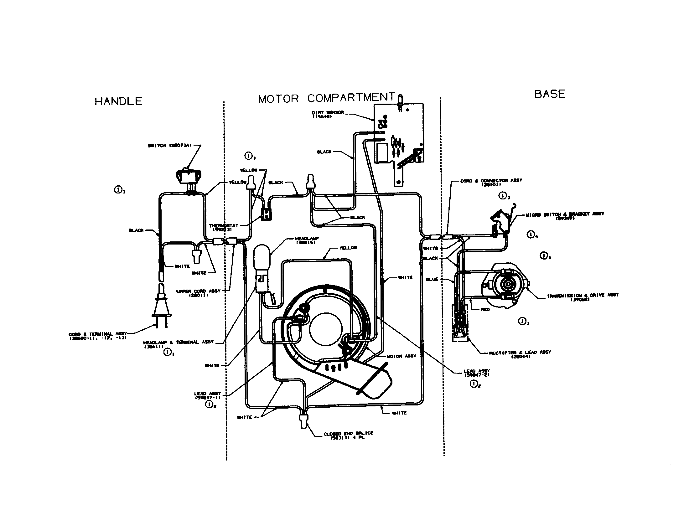 Eureka 5187AT-1 wiring diagram