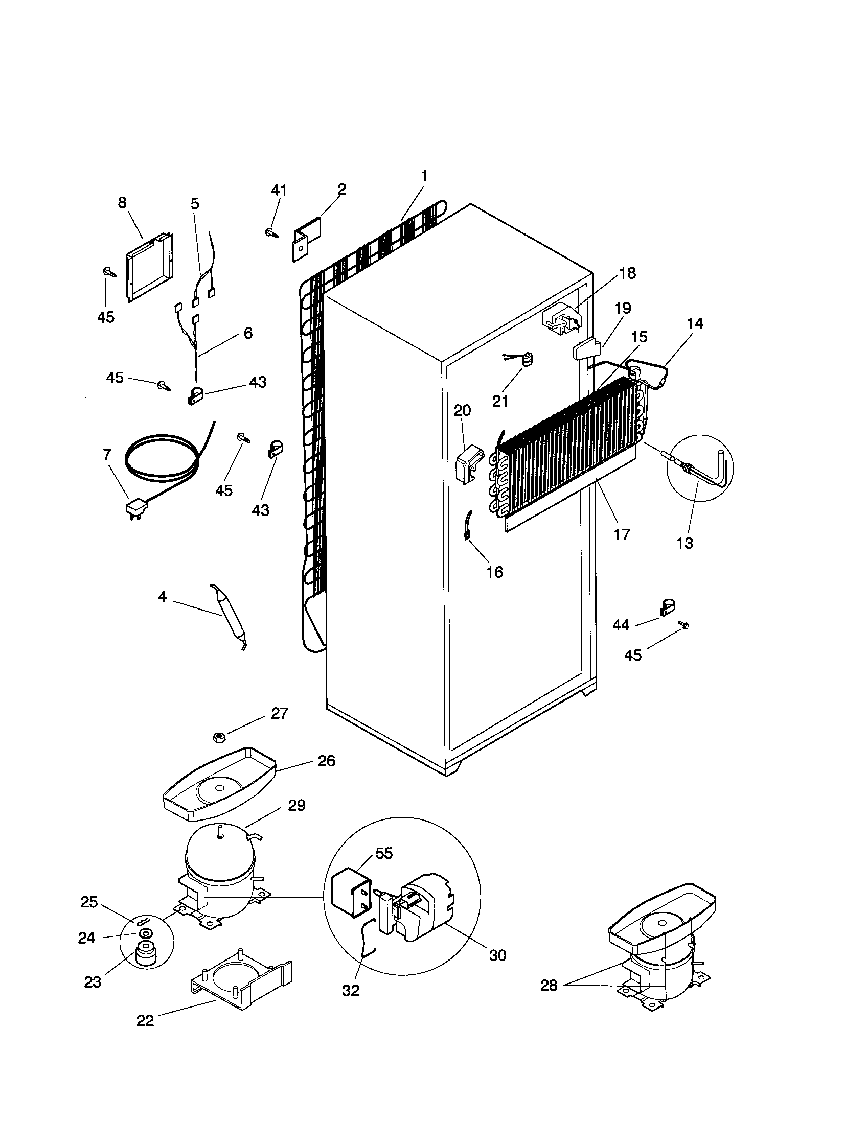 Kenmore 25360152991 system diagram