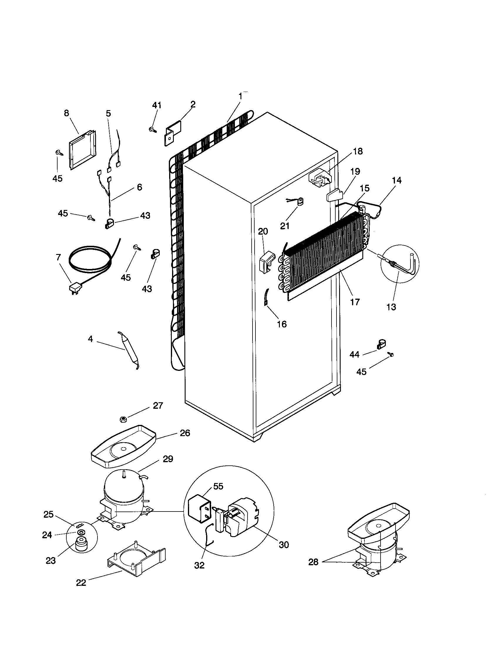 Kenmore 25370157991 system diagram