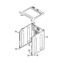 Maytag MDG7057BWW cabinet diagram