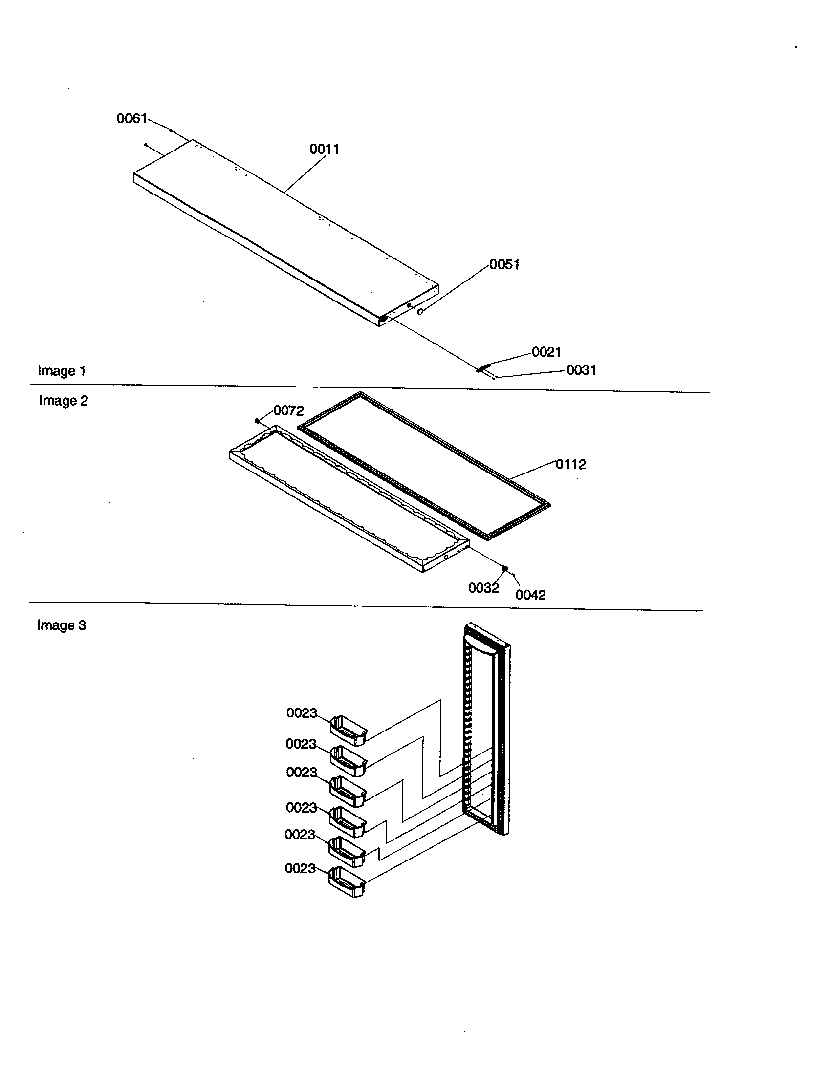 Amana SX23VW-P1315401WW freezer door diagram