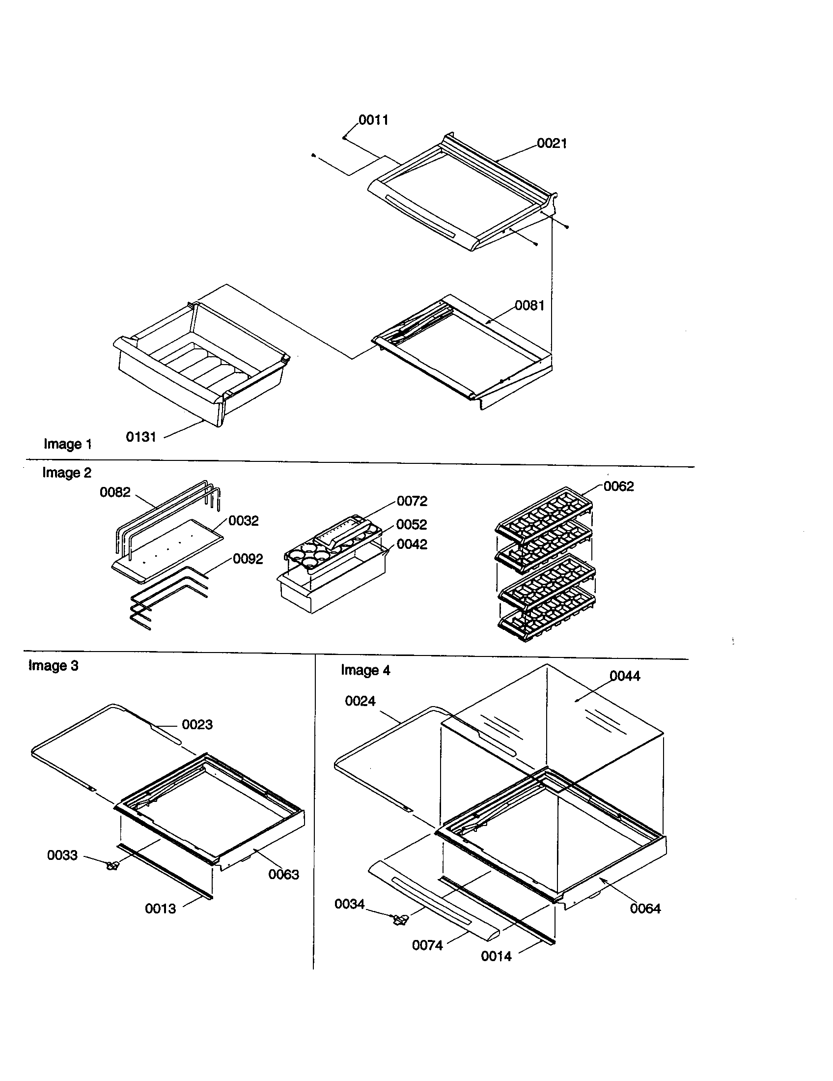 Amana SX23VW-P1315401WW deli/shelves/crisper/accessories diagram