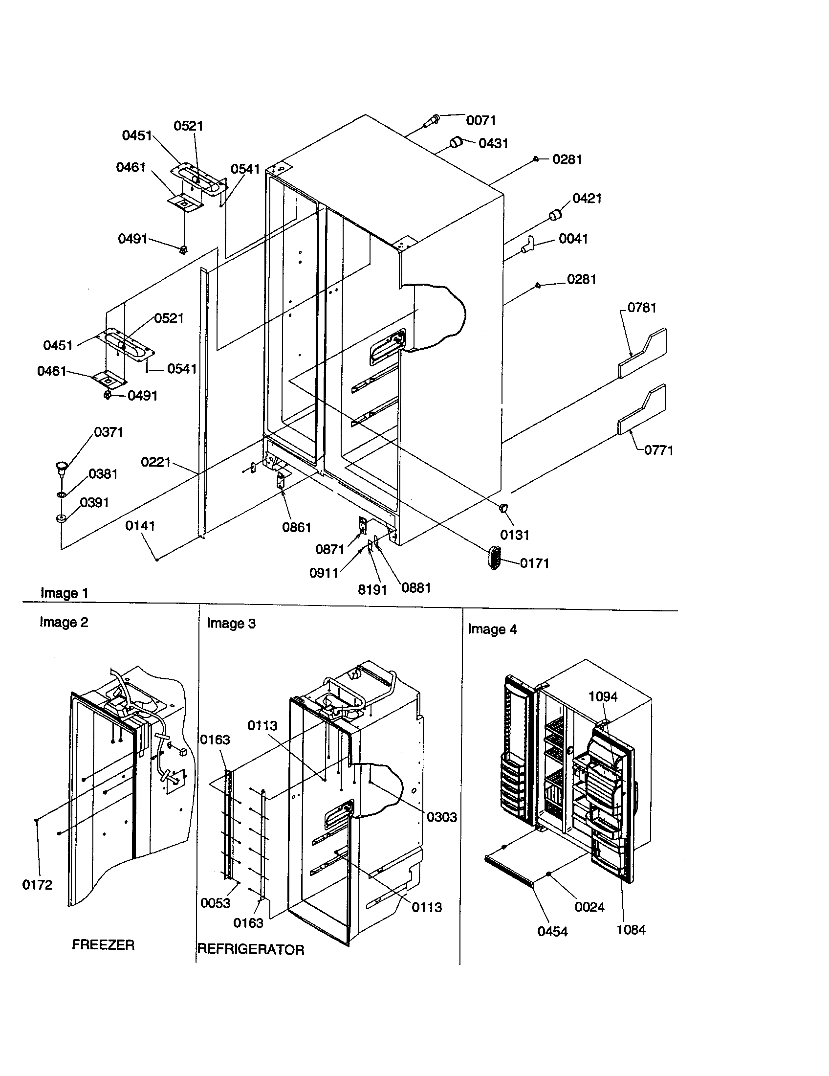 Amana SX23VW-P1315401WW cabinet parts/toe grille diagram