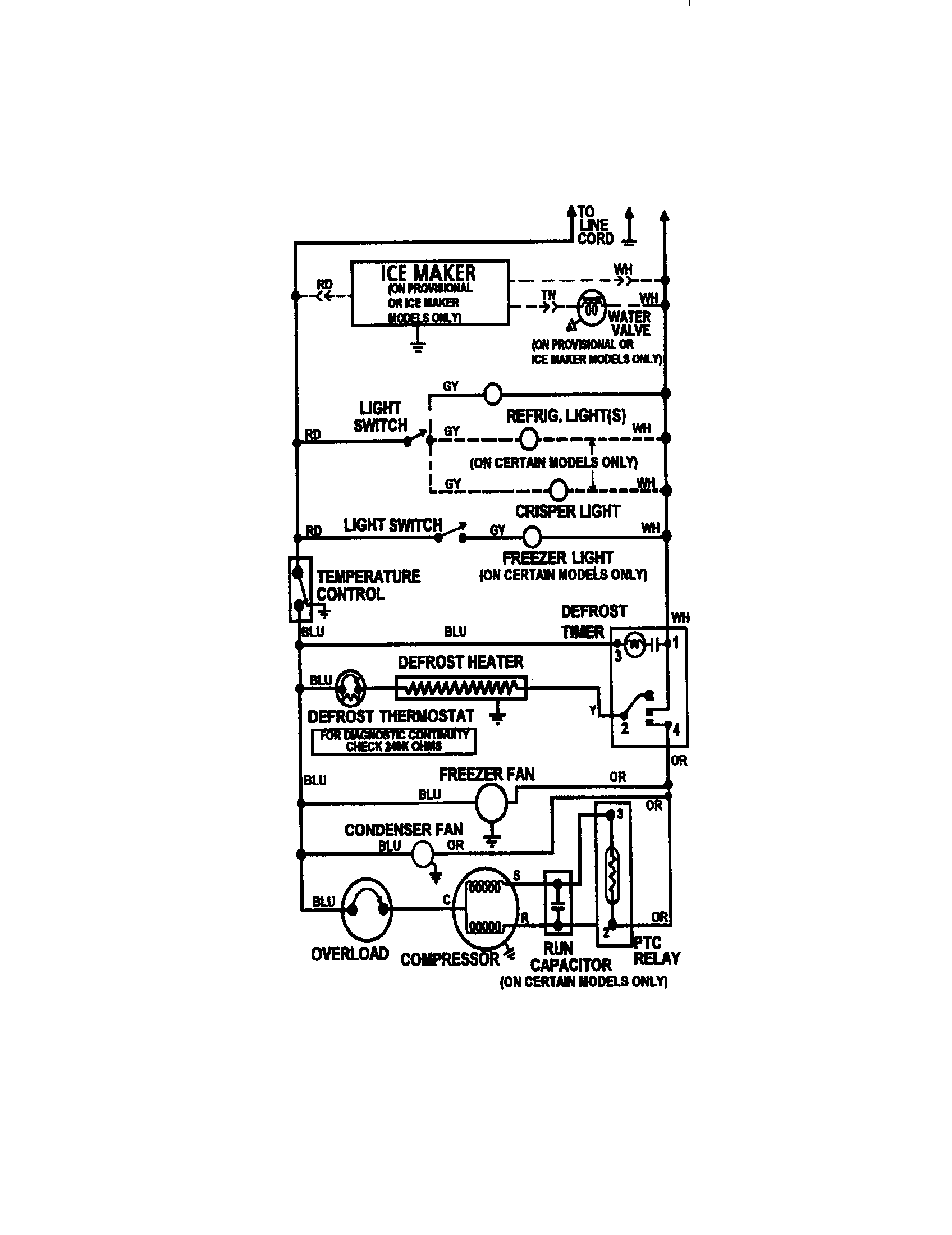 Maytag MSB2554DRA wiring (side-by-side units) diagram
