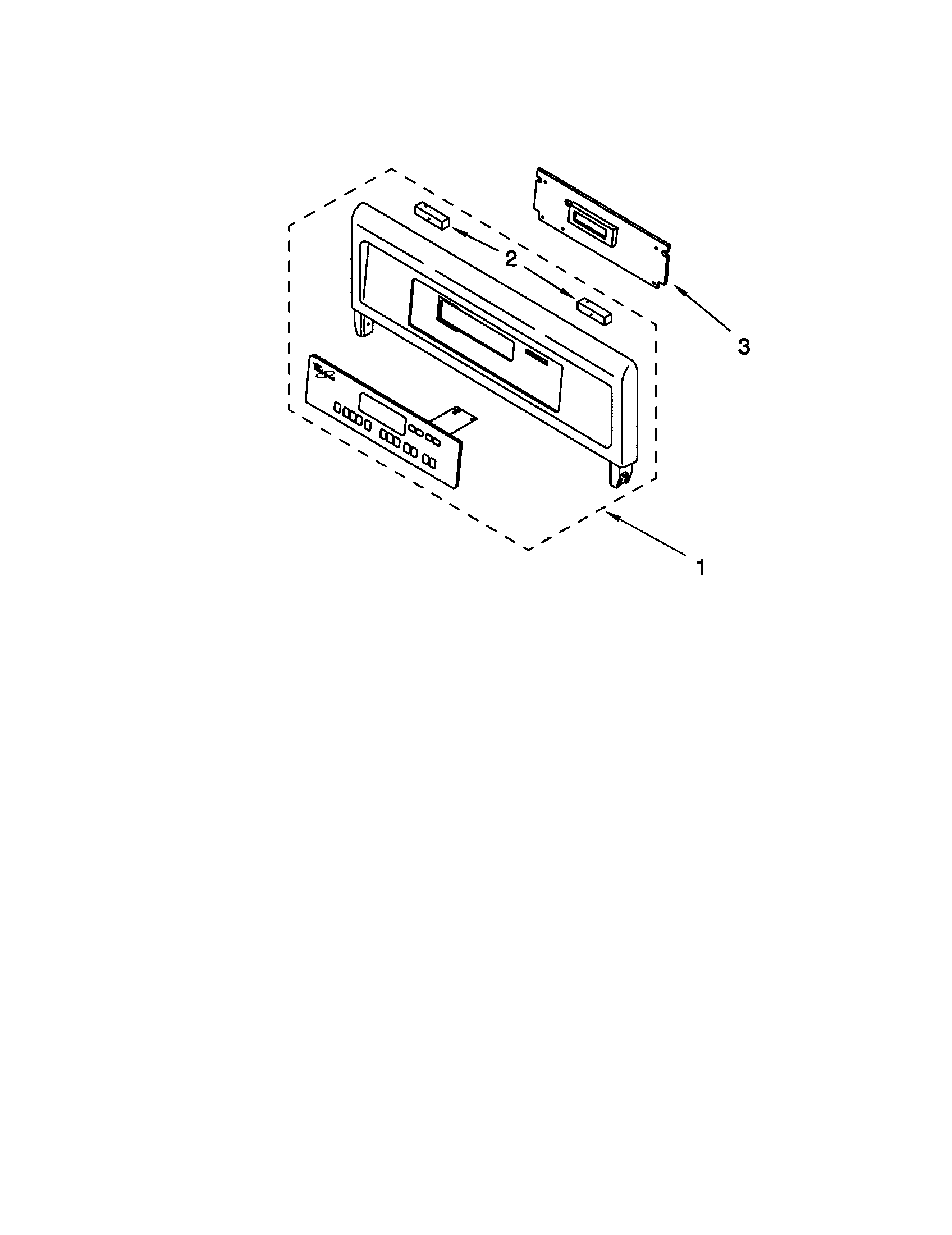 Whirlpool RBD276PDQ8 control panel diagram